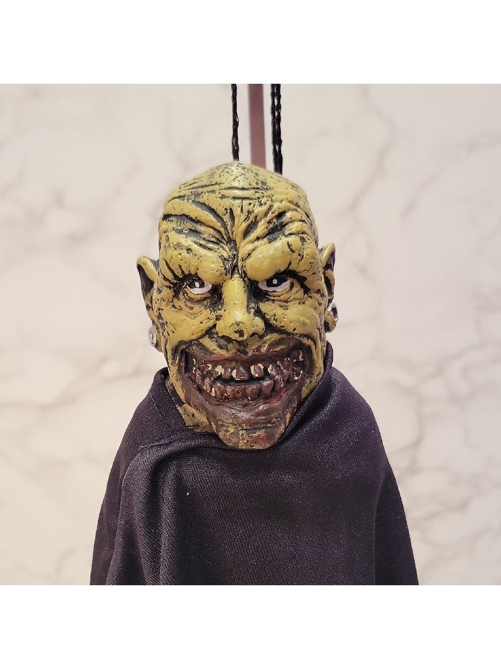 Vintage Paper Magic Company Halloween Hanging green Monster decoration